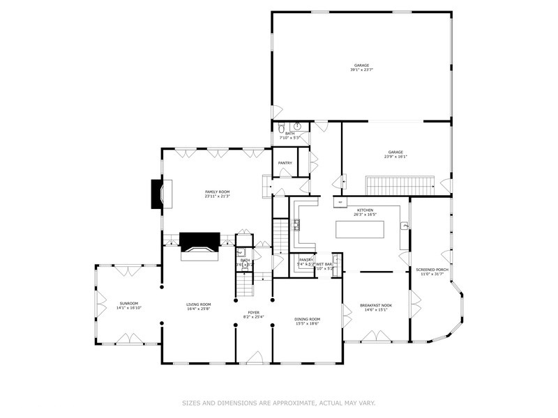 710 South County Line Road Hinsdale, IL 60521 - Photo 60 of 63 a picture of a bathroom with a sink