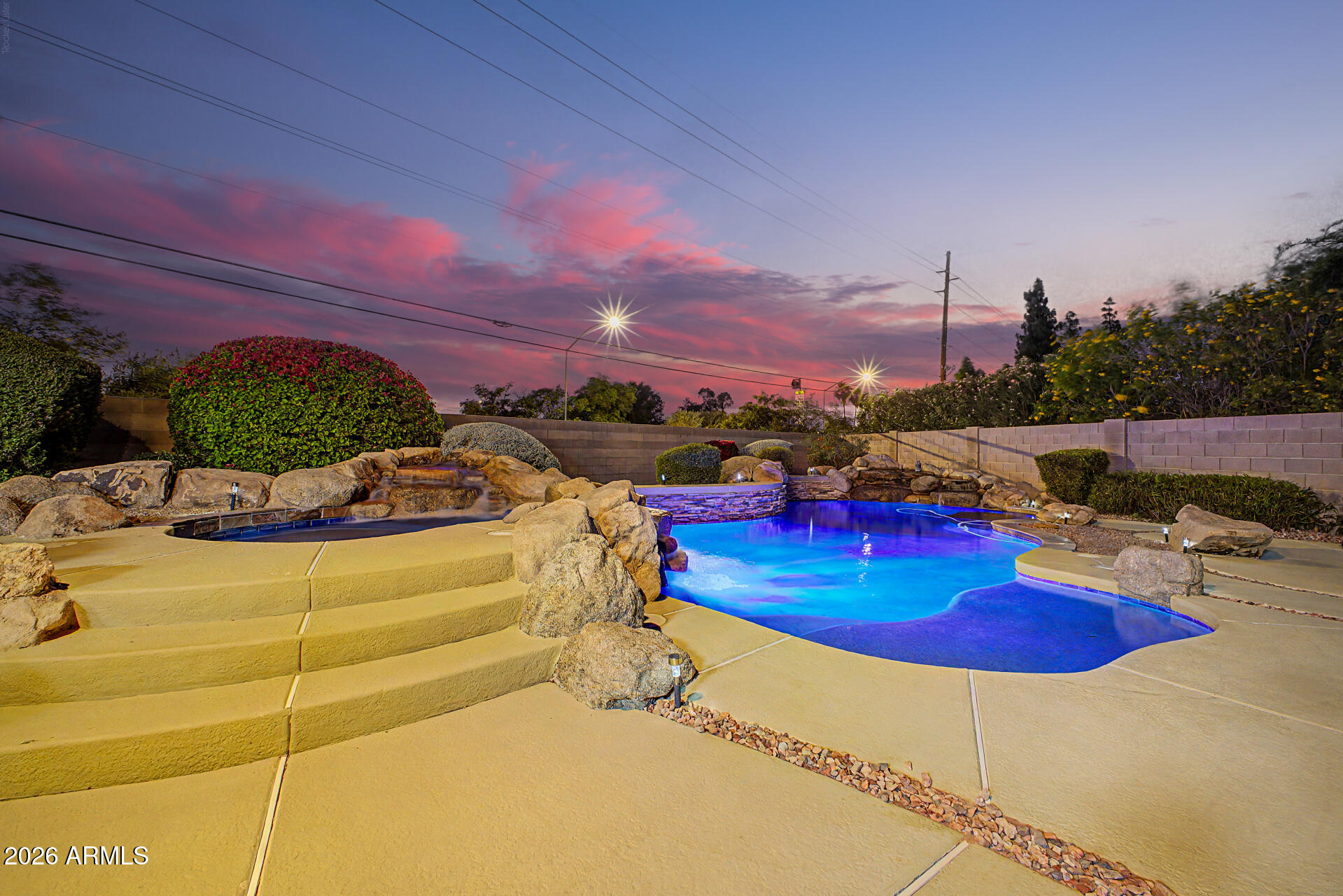 1124 North Robin Lane Mesa, AZ 85213 - Photo 80 of 87 a view of a swimming pool with outdoor seating