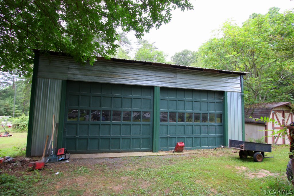 1387 Cartersville Road Cartersville, VA 23027 - Photo 19 of 22 Large Detatched two car garage for storage and wor