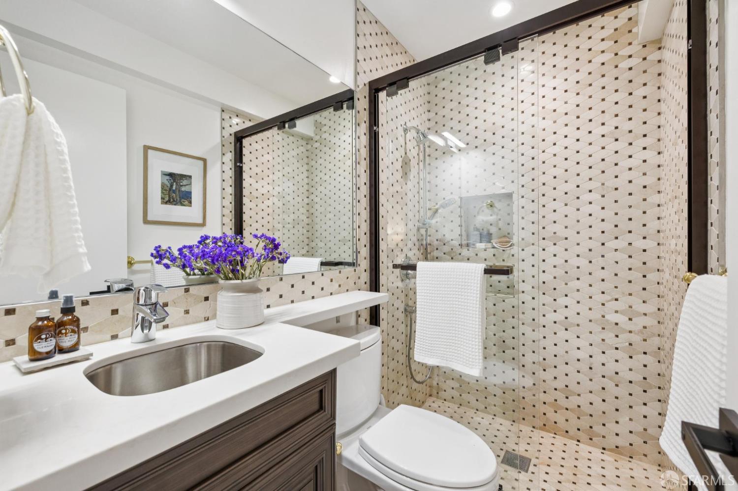 1675 29th Avenue San Francisco, CA 94122 - Photo 40 of 61 a bathroom with a sink toilet and shower