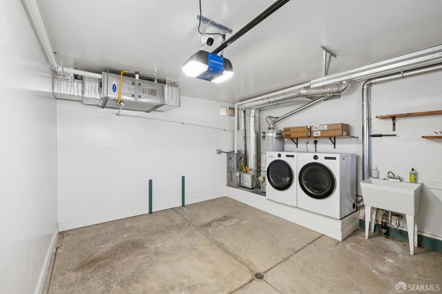 1675 29th Avenue San Francisco, CA 94122 - Photo 59 of 61 a utility room with dryer and washer