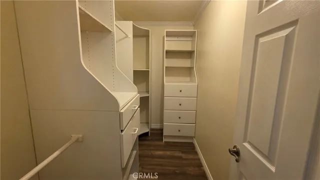 a view of walk in closet