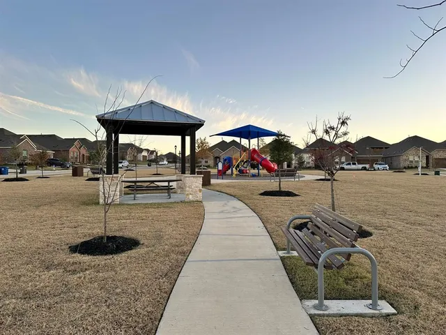 a backyard of a house