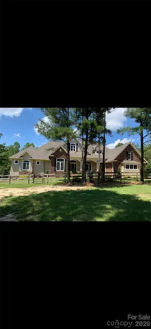 a view of a room with a large window