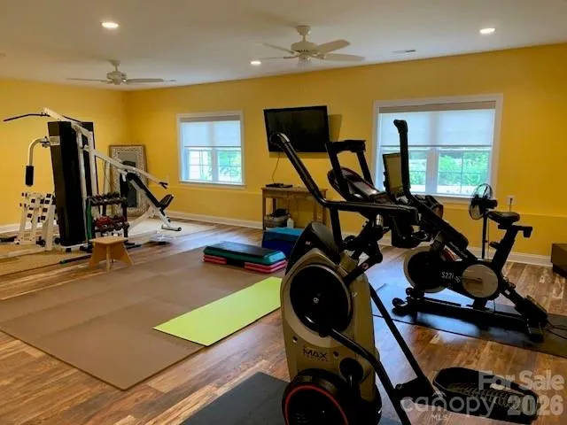 a view of an empty room with a balcony
