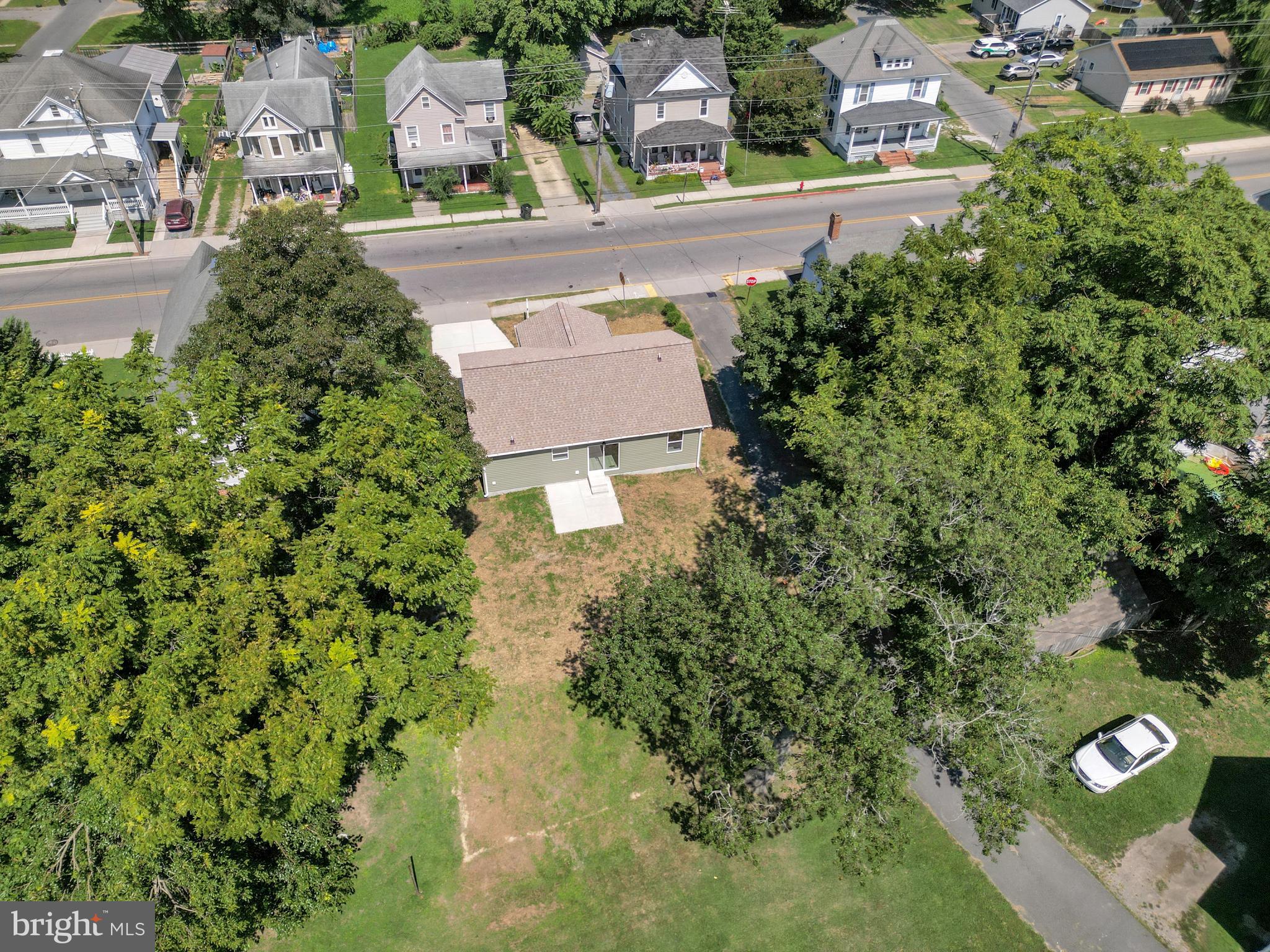 107 Broad Street Hurlock, MD 21643 - Photo 31 of 34 Aerial view of back of home