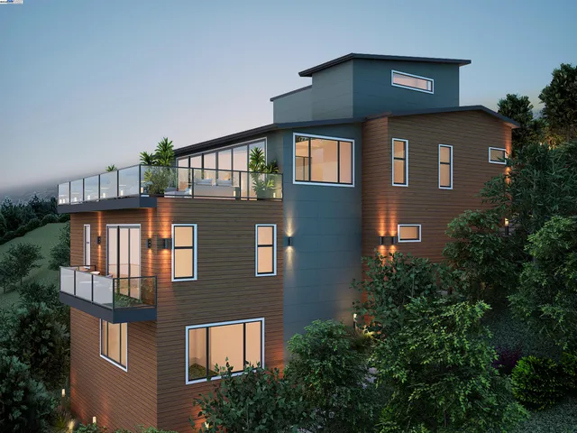 a front view of a building