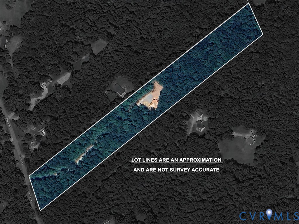 1146 Clayton Road Powhatan, VA 23139 - Photo 41 of 42 a black and white wall with an outdoor space