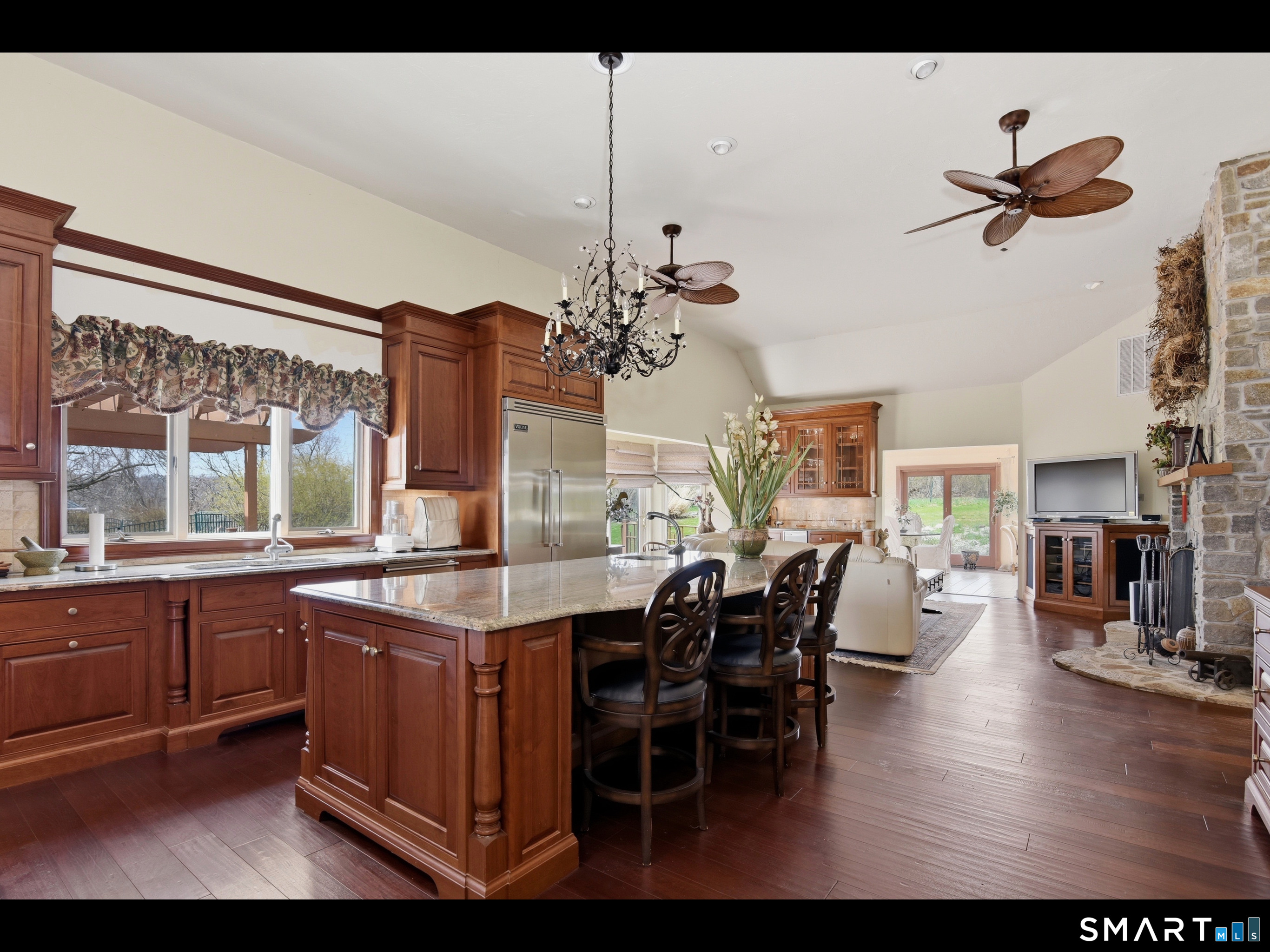 33 Meehan Road Woodstock, CT 06281 - Photo 6 of 39 Stunning, spacious show kitchen with dual sinks, and an expansive granite island.