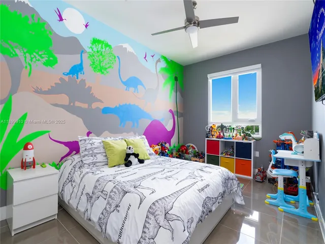 a bedroom with a bed and a bed