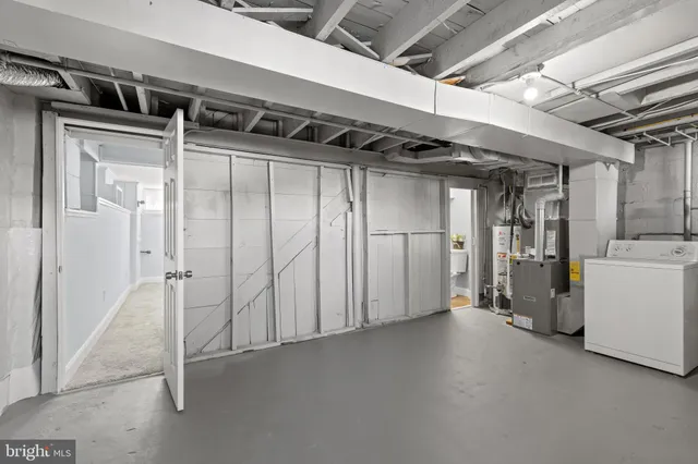 a view of a storage room