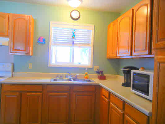 4800 Nonou Road Kapaa, HI 96746 - Photo 3 of 20 a kitchen with stainless steel appliances a sink a refrigerator and cabinets
