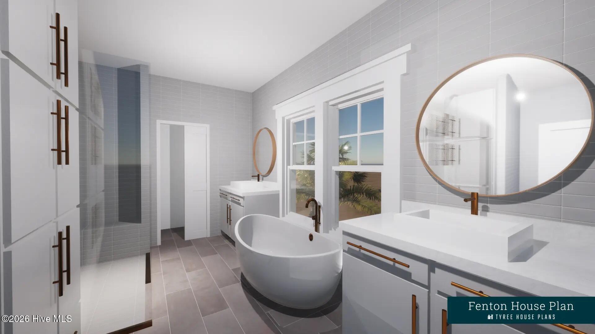 4 Watts Landing Road Hampstead, NC 28443 - Photo 11 of 22 Master bath with soaking tub - Fenton by