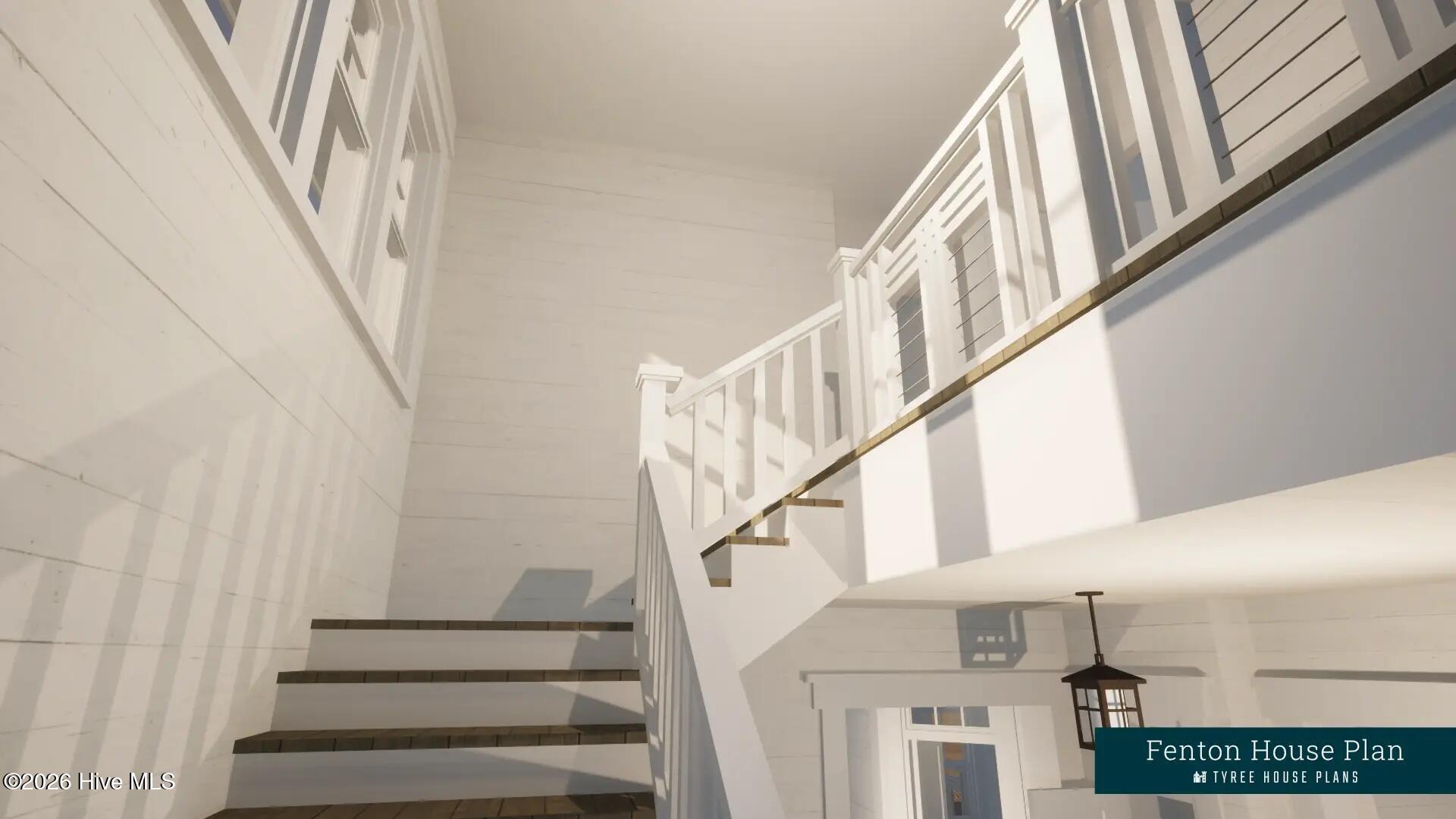 4 Watts Landing Road Hampstead, NC 28443 - Photo 13 of 22 Stairwell - Fenton by Tyree House Plans