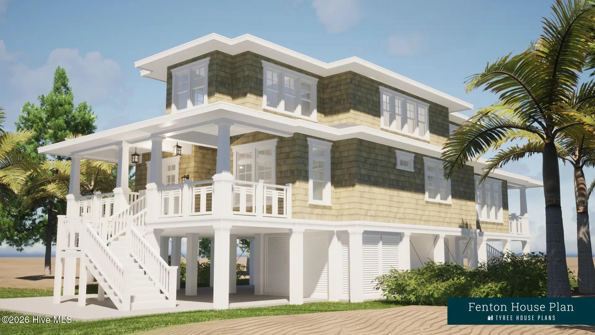 4 Watts Landing Road Hampstead, NC 28443 - Photo 3 of 22 Front right view - Fenton by Tyree House