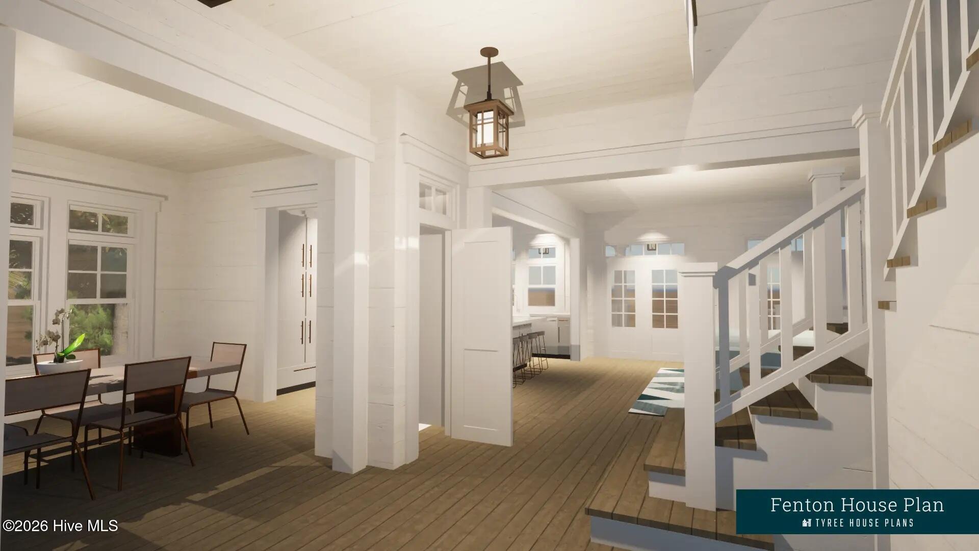 4 Watts Landing Road Hampstead, NC 28443 - Photo 6 of 22 Central stairwell - Fenton by Tyree Hous