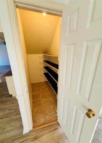 a bathroom with a tub