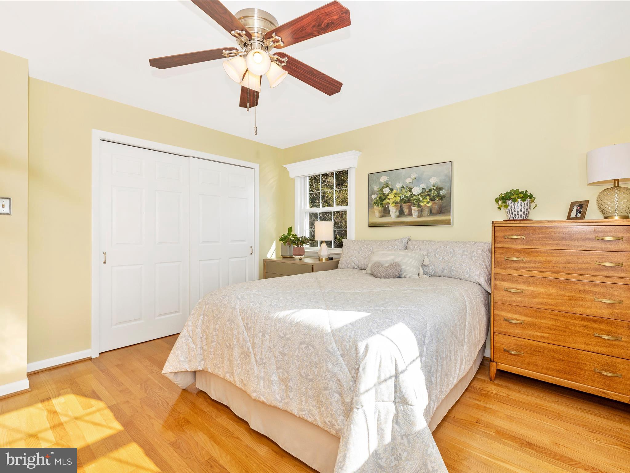 16 Kline Boulevard Frederick, MD 21701 - Photo 31 of 62 a spacious bedroom with a bed and a ceiling fan