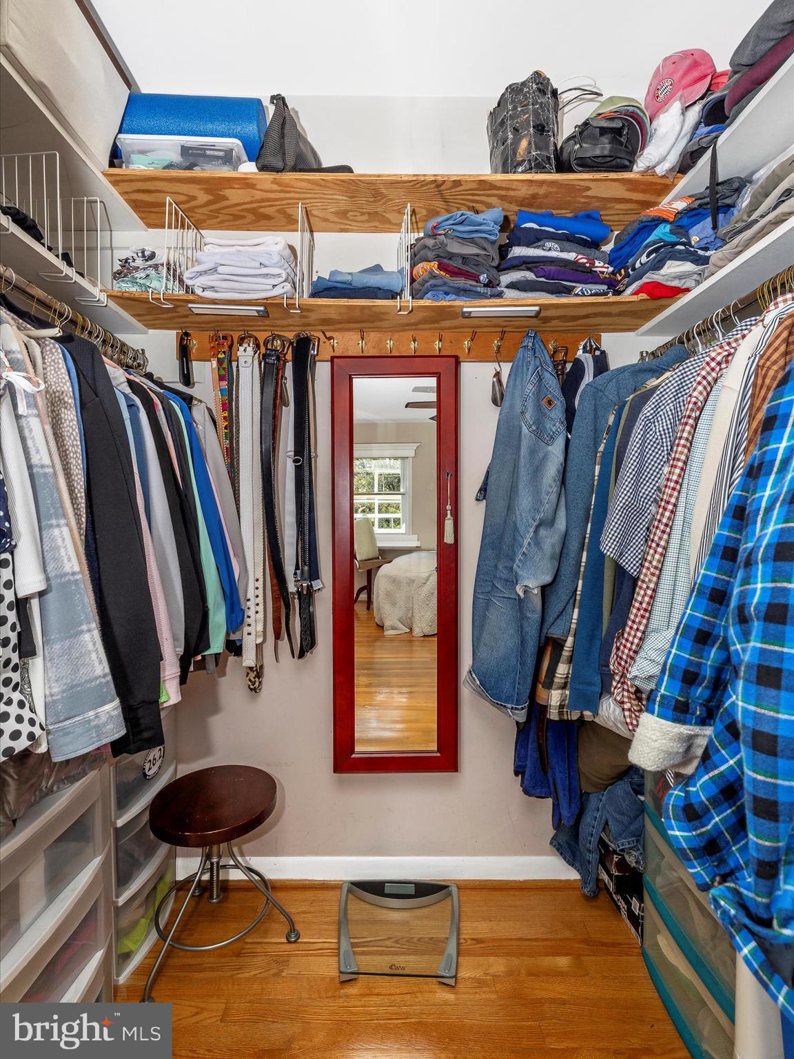 16 Kline Boulevard Frederick, MD 21701 - Photo 8 of 62 a view of walk in closet with clothes and shoes