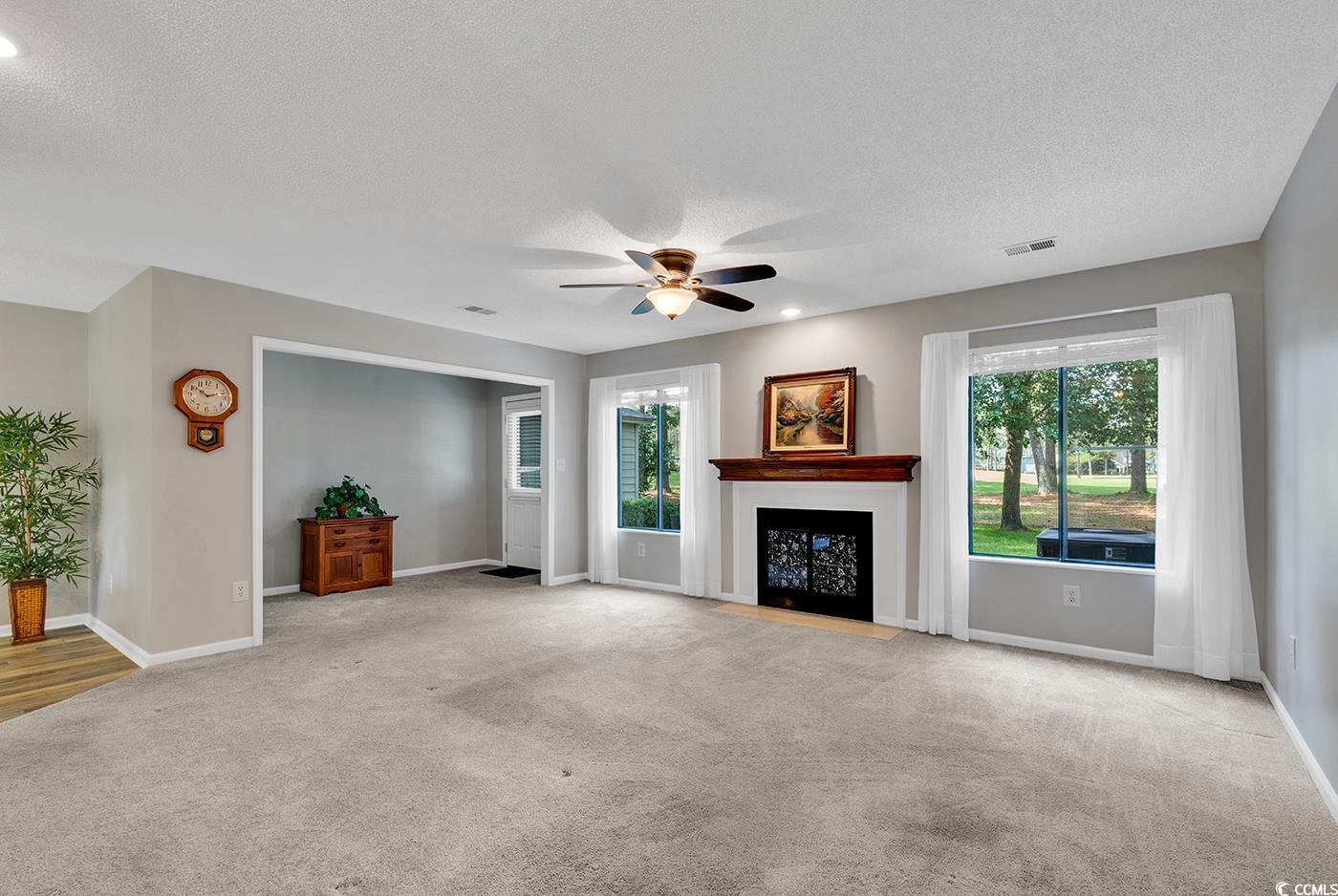 102 Berry Tree Lane Conway, SC 29526 - Photo 16 of 40 Unfurnished living room with a textured ceiling, l
