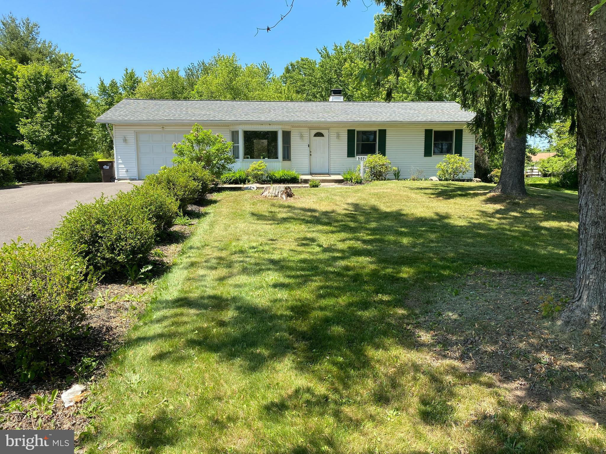 5871 Stump Road Pipersville, PA 18947 - Photo 2 of 33 a view of a house with a backyard