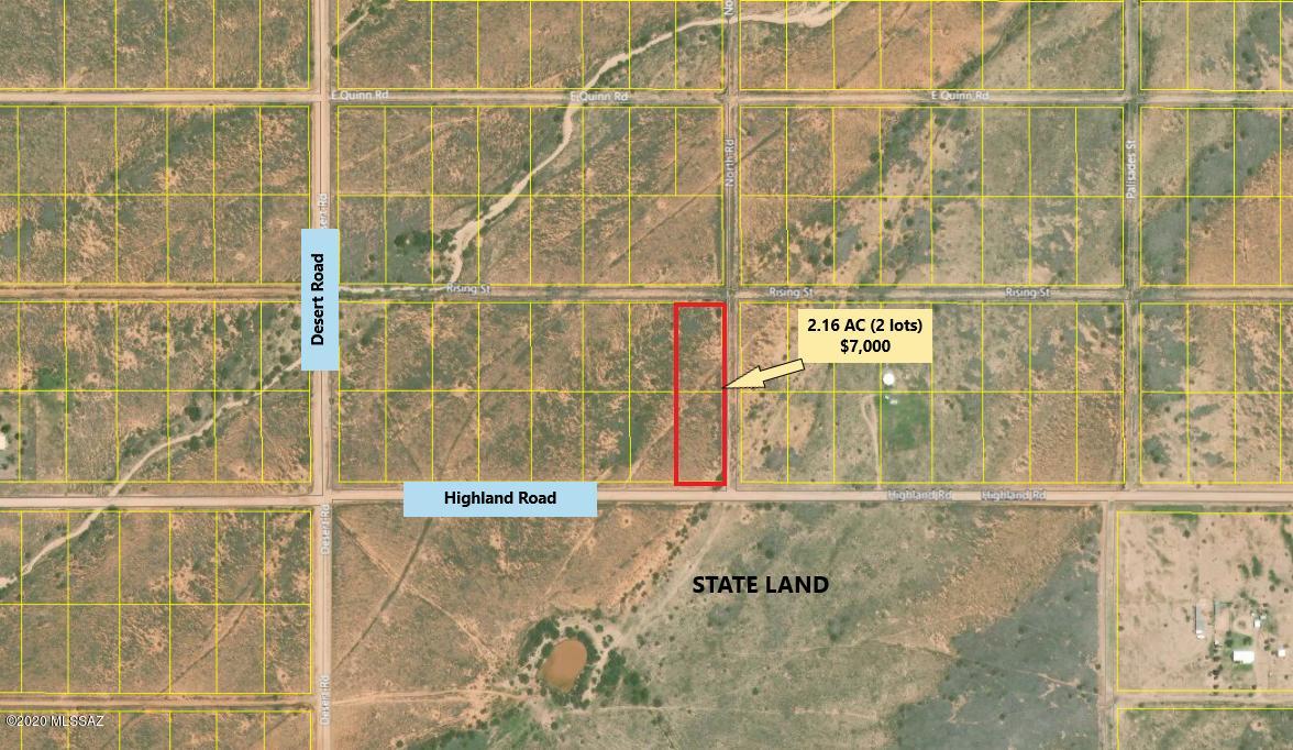2 Lots (2.16 Ac) On Highland Road, Unit 1 Pearce, AZ 85625 - Photo 2 of 13 Gallery Image 2