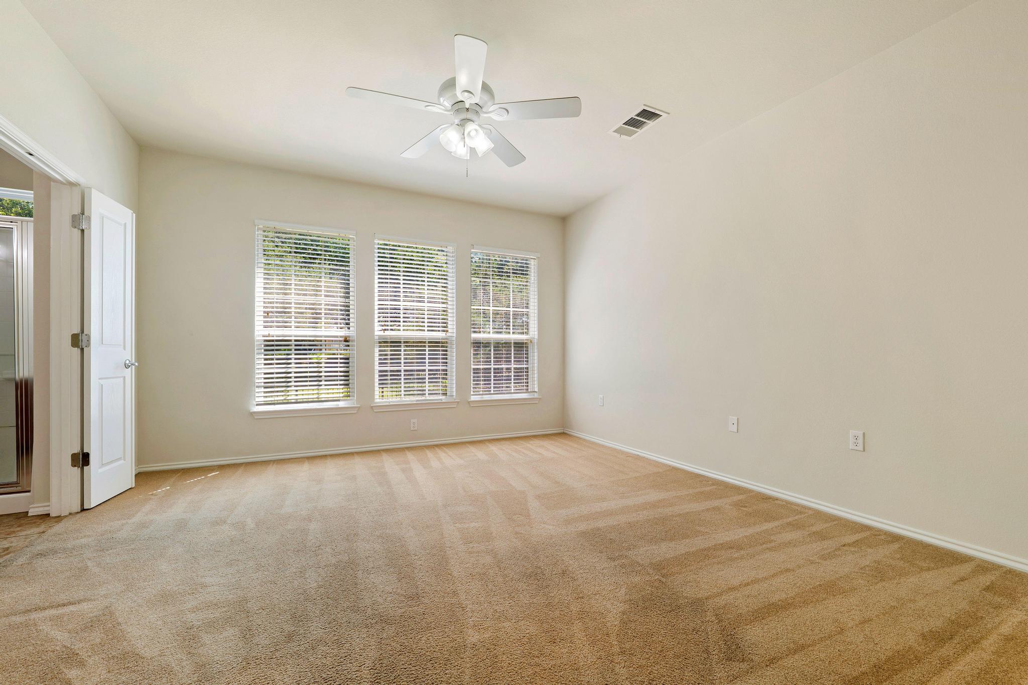 520 Mill Pond Path Georgetown, TX 78633 - Photo 24 of 38 Well-lit room with multiple windows and a comfort-enhancing ceiling fan.