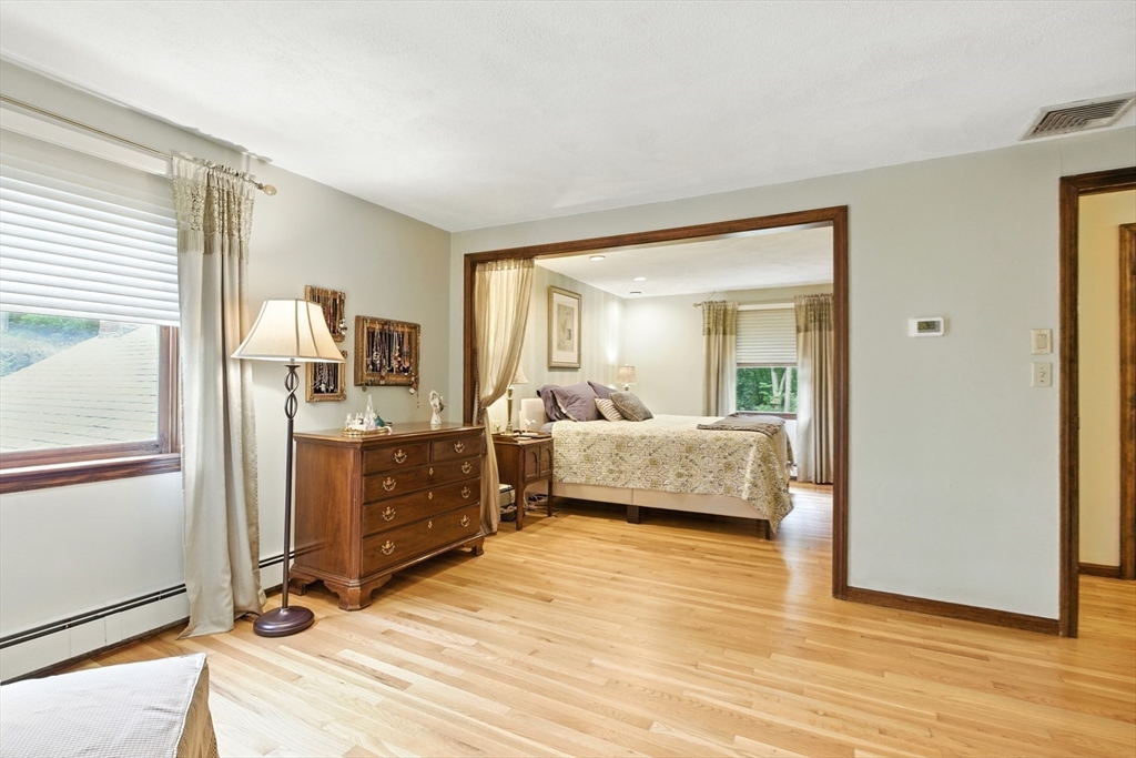 61 Pond Street Boxford, MA 01921 - Photo 26 of 38 a bedroom with a bed and wooden floor