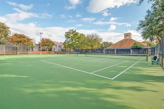 a view of a tennis court