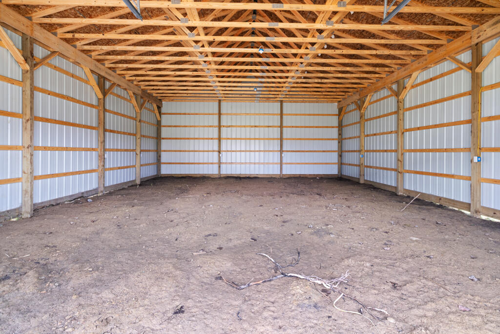 1735 Goodells Road Goodells, MI 48027 - Photo 29 of 34 Pole Barn inside