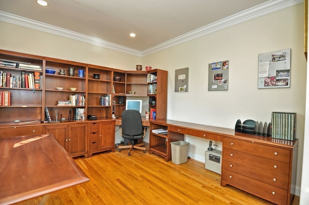 316 Hartman Road Newton, MA 02459 - Photo 13 of 30 a view of a workspace with furniture and cabinet