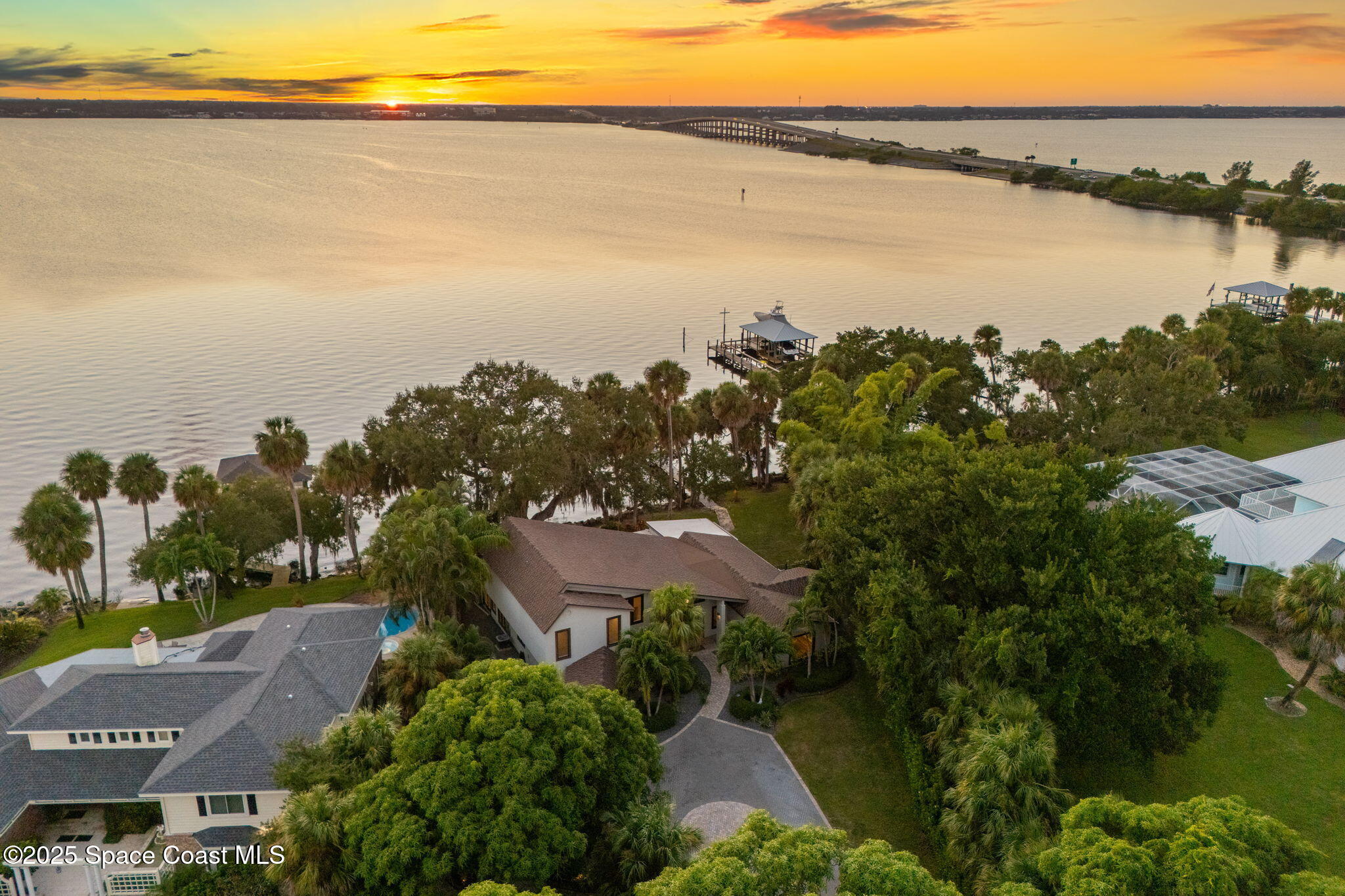 8535 South Tropical Trail Merritt Island, FL 32952 - Photo 42 of 44 a view of a city and ocean view
