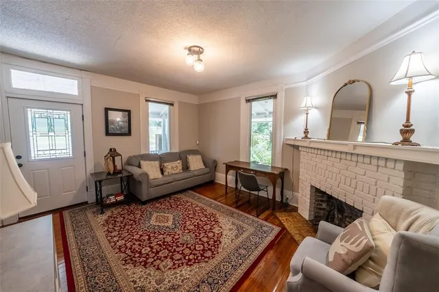 a view of a bathroom from a hallway