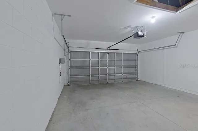 a view of a room with an empty space