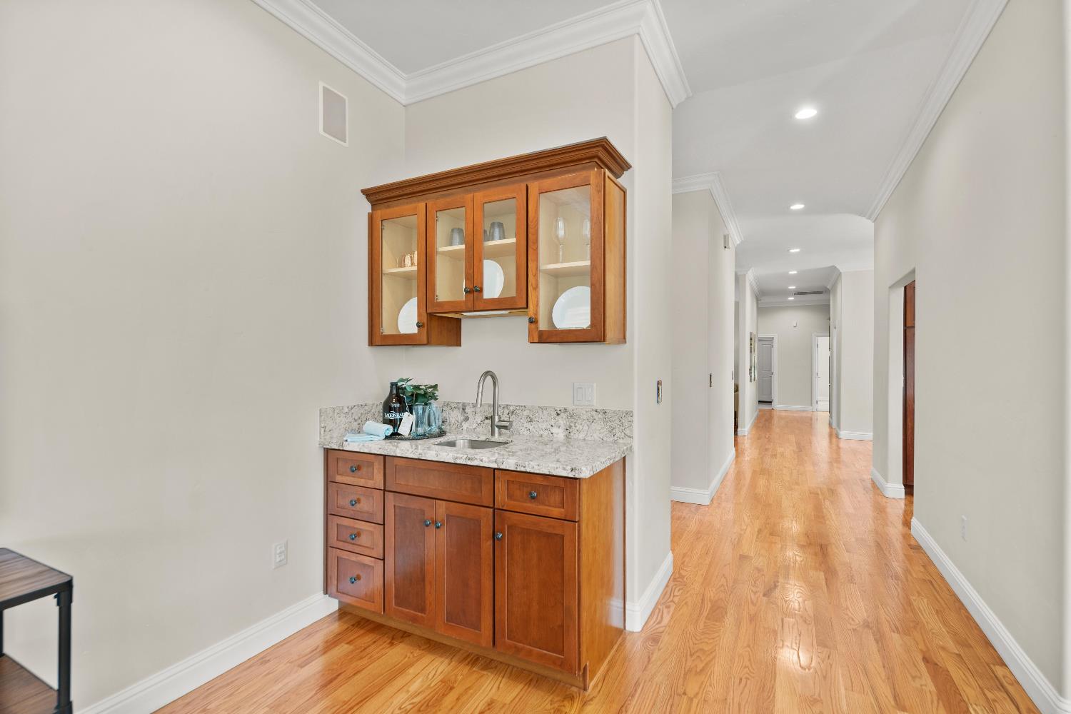 943 Eden Valley Road Colfax, CA 95713 - Photo 22 of 82 a hallway view with wooden floor and entryway