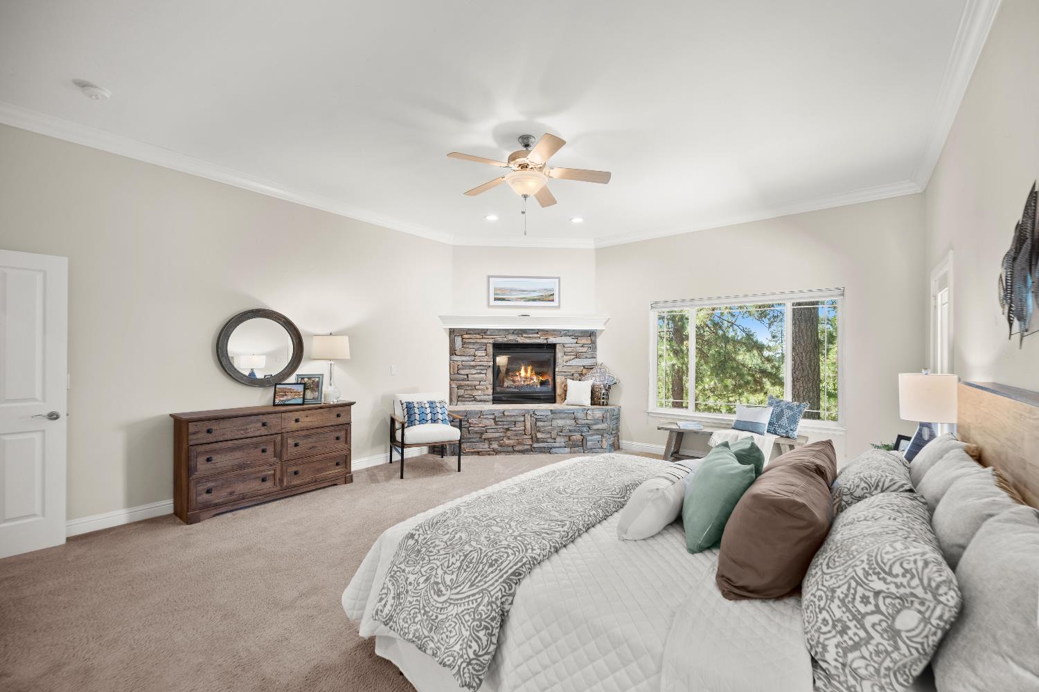 943 Eden Valley Road Colfax, CA 95713 - Photo 34 of 82 a bedroom with a bed dresser and a window