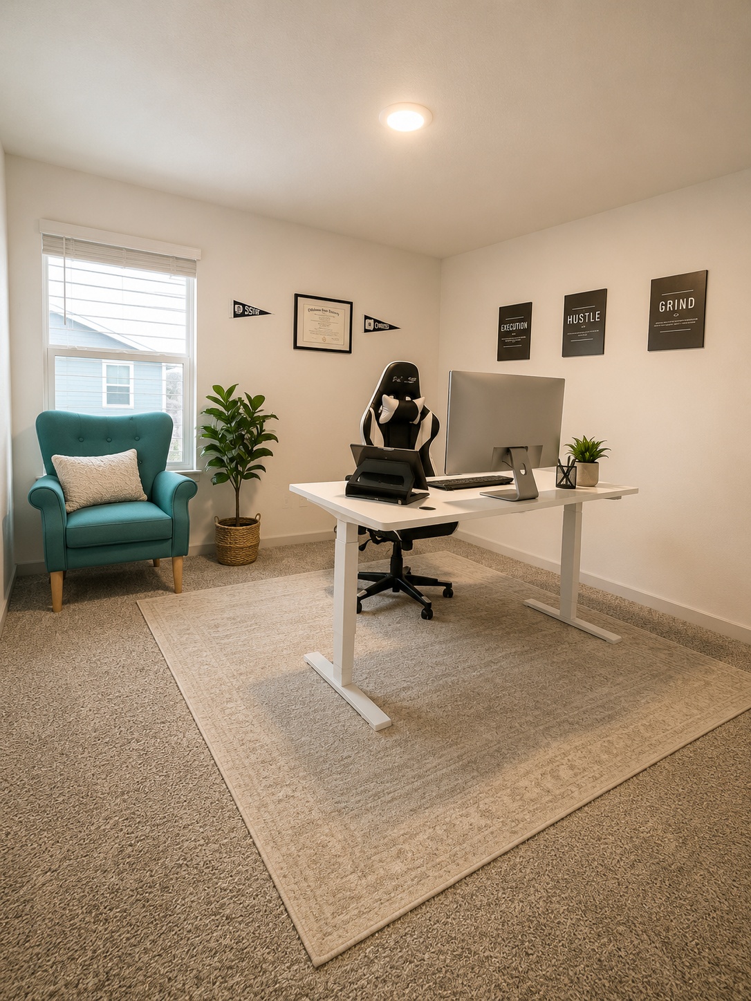 10924 Meris Lane Austin, TX 78754 - Photo 19 of 20 Versatile room featuring light-toned carpeting and a window with horizontal blinds