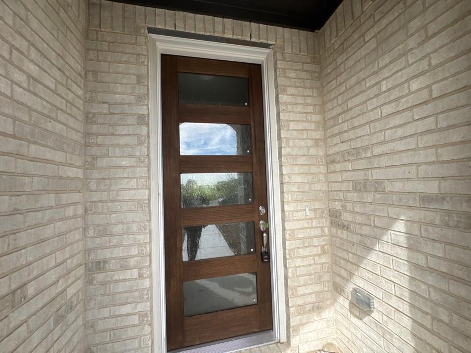 267 Mdw Vista Drive Rhome, TX 76078 - Photo 3 of 13 a view of a wooden door