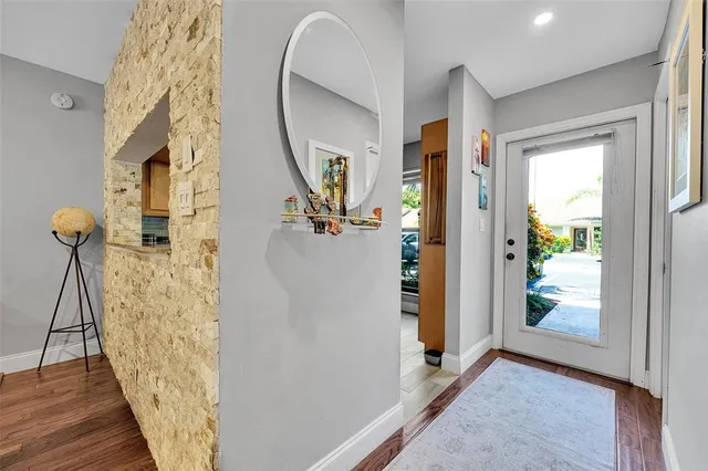 wooden floor in a gallery