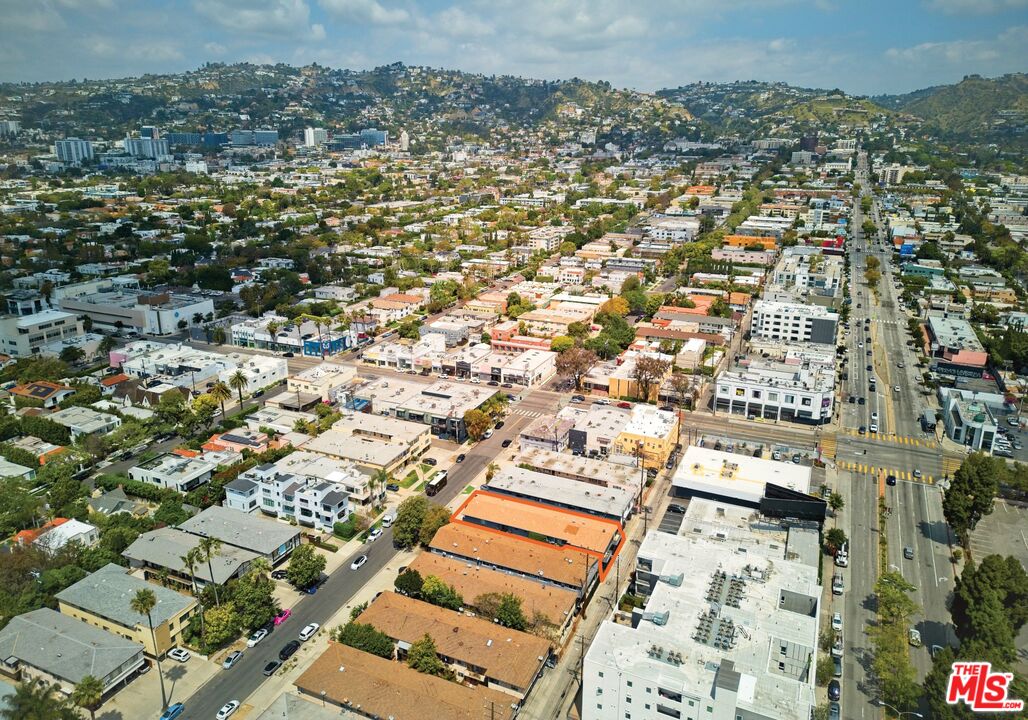 648 North Hayworth Avenue Los Angeles, CA 90048 - Photo 13 of 15 an aerial view of residential houses with outdoor space