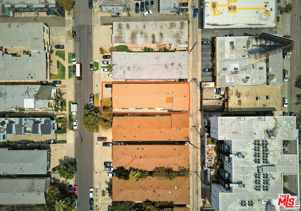648 North Hayworth Avenue Los Angeles, CA 90048 - Photo 15 of 15 an aerial view of residential houses with outdoor space
