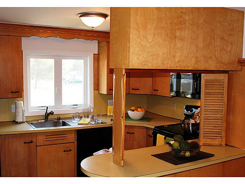 Kitchen. Kitchen opens to dining room.