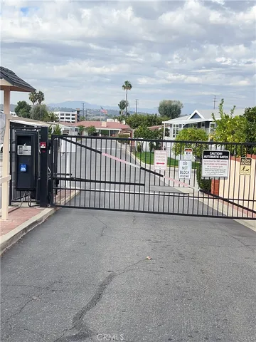 a view of city from balcony