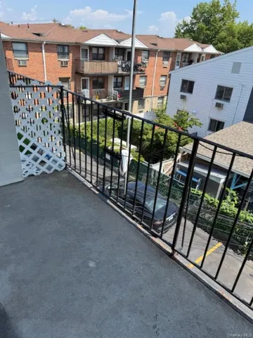a view of swimming pool with seating space