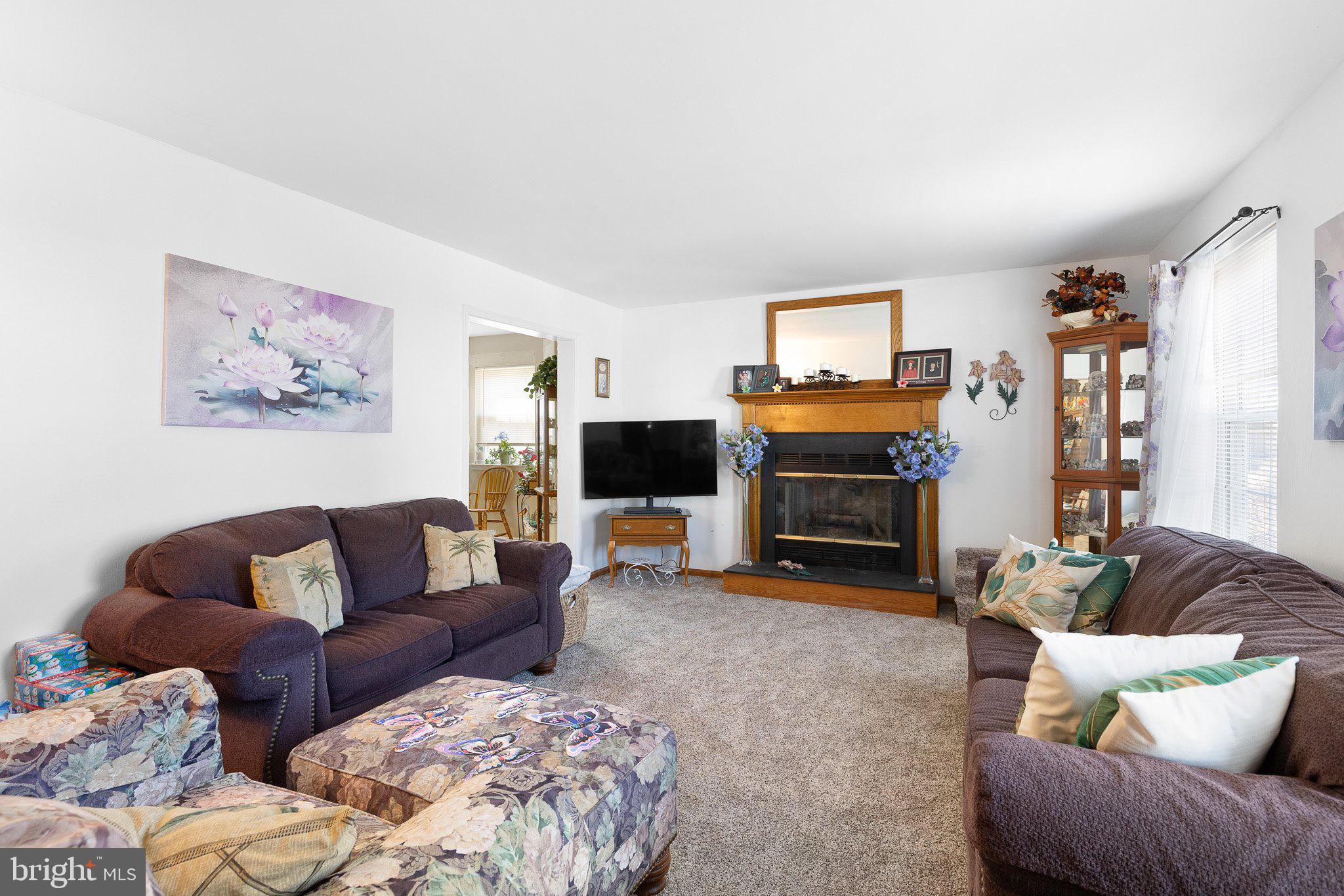 502 Mason Drive New Castle, DE 19720 - Photo 9 of 17 a living room with furniture and a fireplace