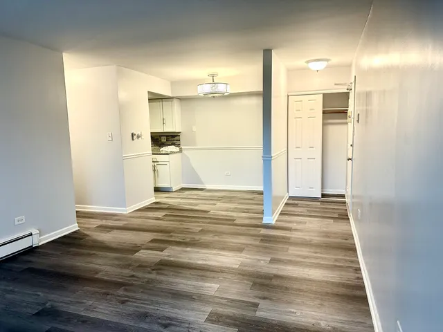 a view of a kitchen with a stove