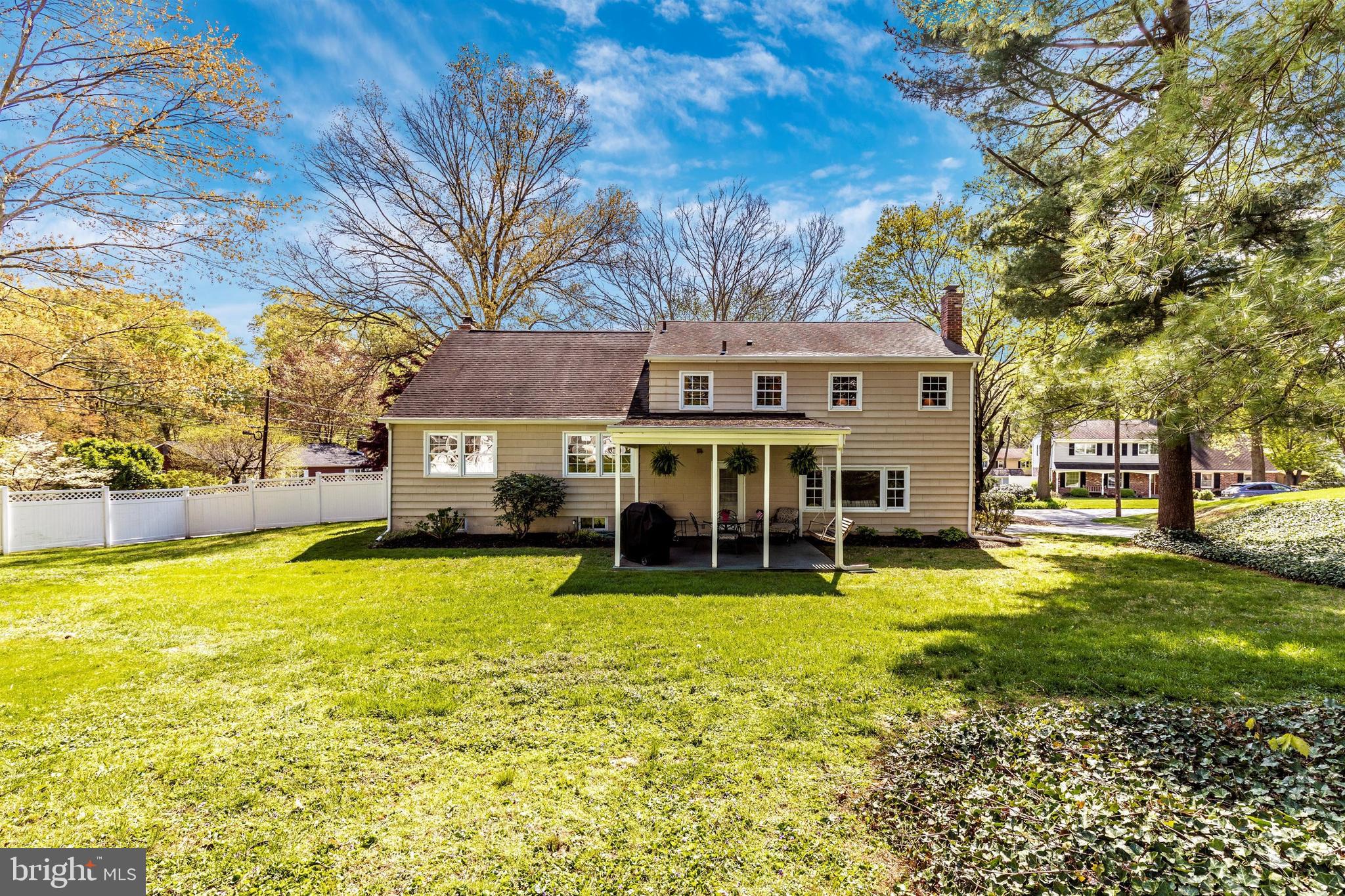 708 Blue Hill Road Wallingford, PA 19086 - Photo 47 of 61 View from rear yard to home