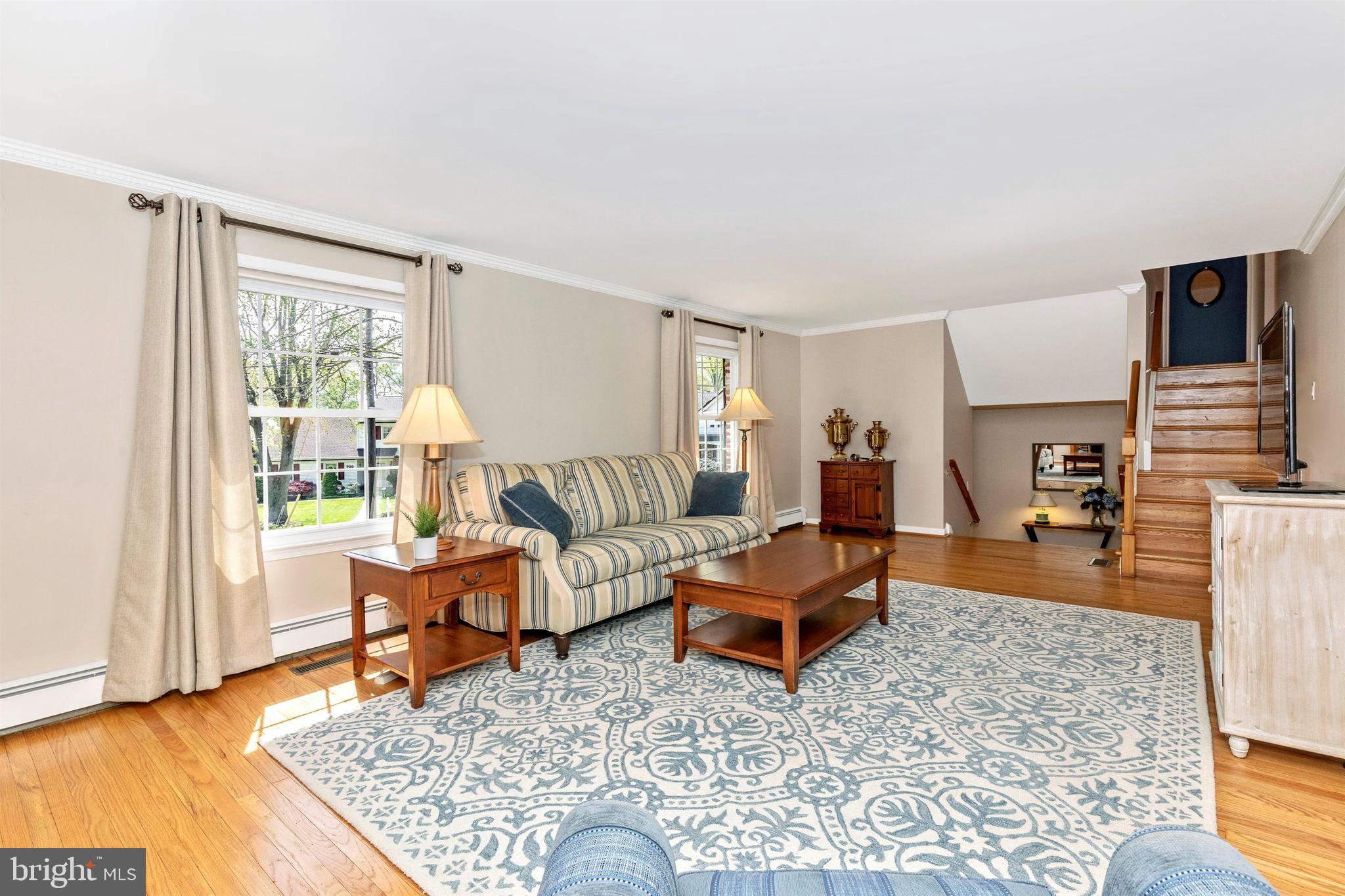 708 Blue Hill Road Wallingford, PA 19086 - Photo 6 of 61 Gleaming Hardwood Floors