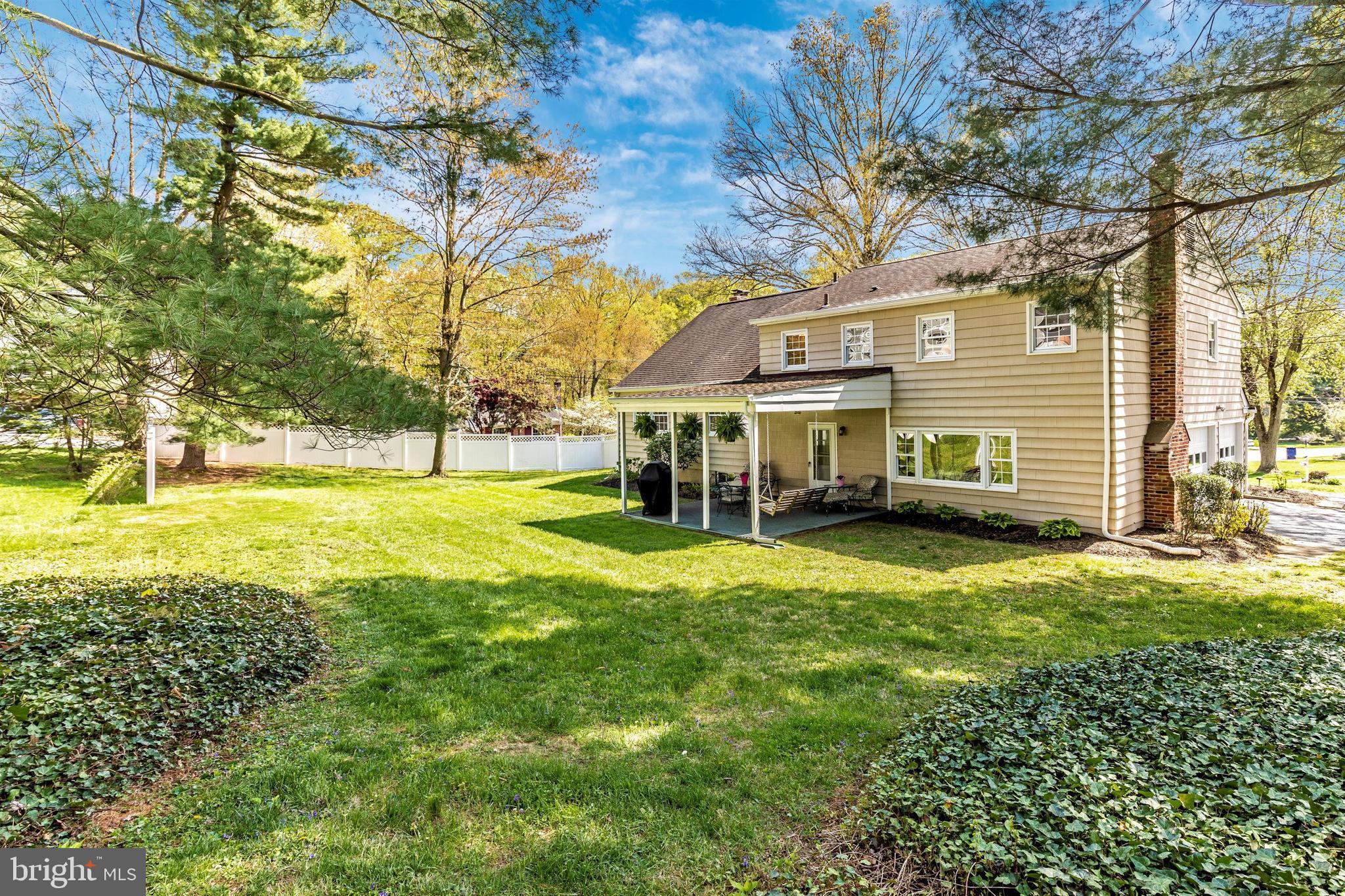 708 Blue Hill Road Wallingford, PA 19086 - Photo 55 of 61 Partially Fenced Yard