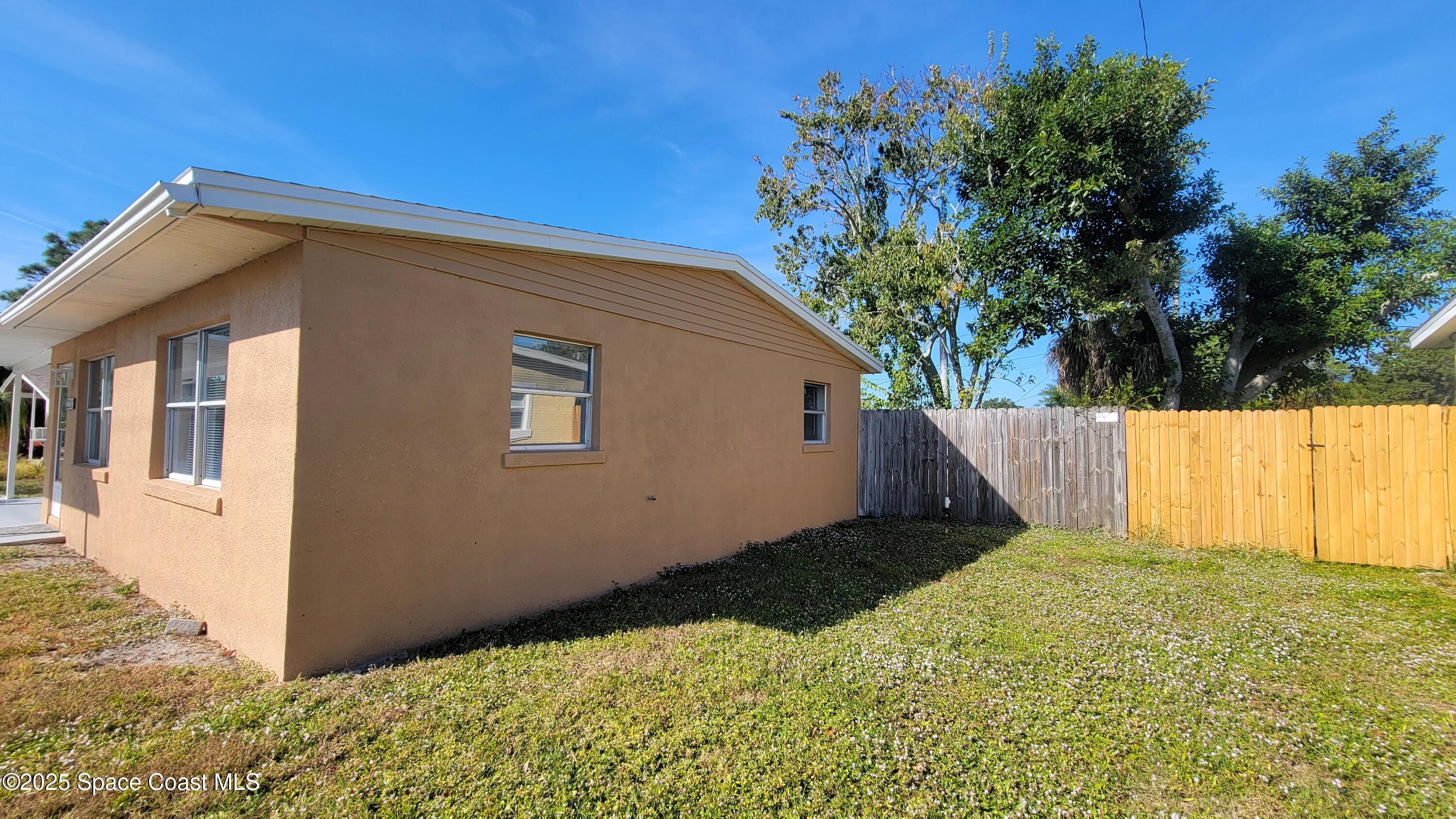 east side yard